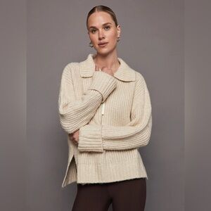 VARLEY Amelia Half Zip Knit Sweater